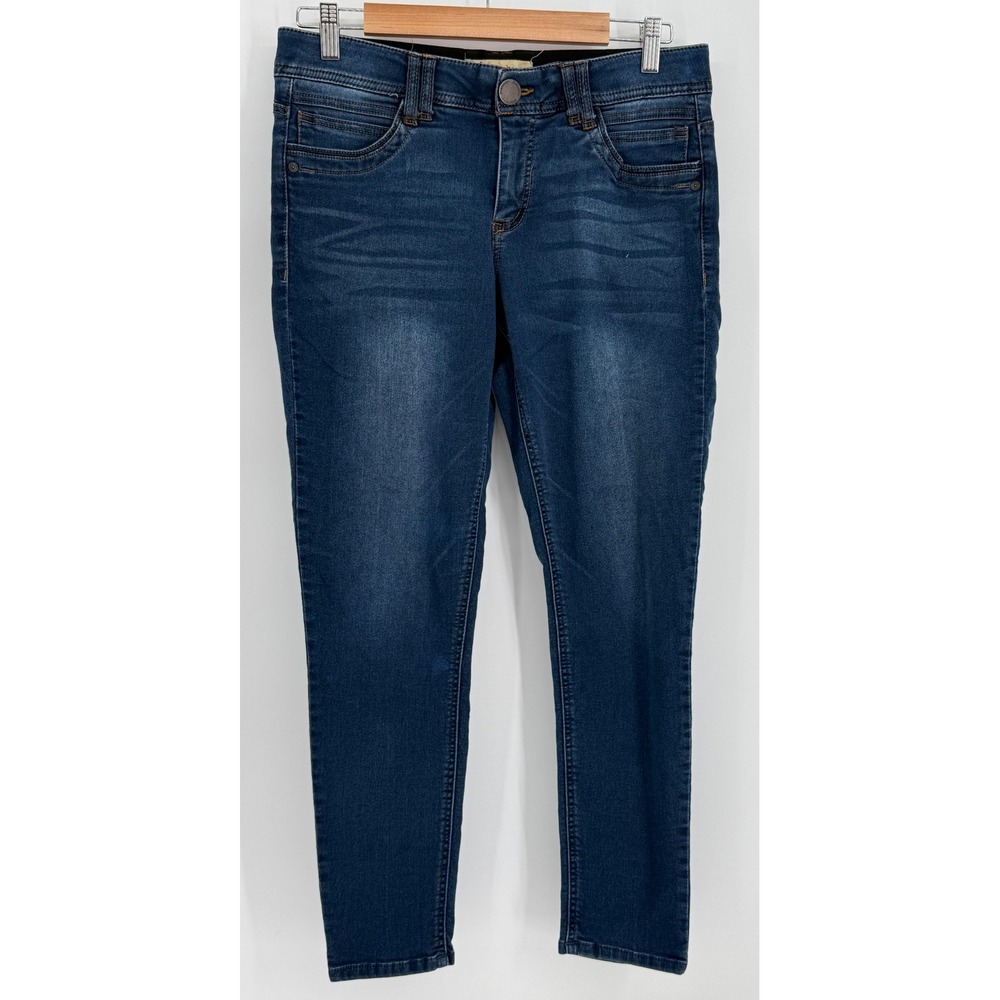 Democracy Ab Technology Skinny Jeans Womens Dark Wash Stretch Denim Sz 8